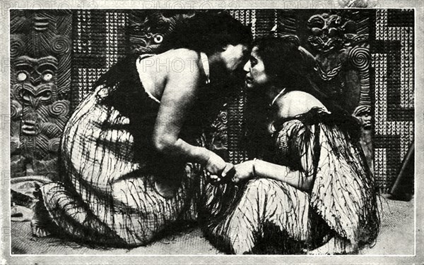 'The "Hongi", A Maori Greeting'