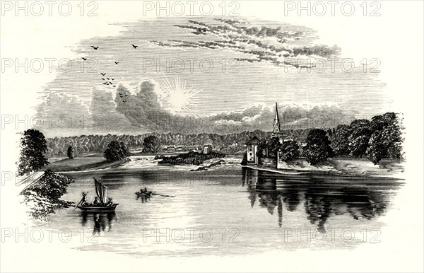 'On the Tweed', c1890