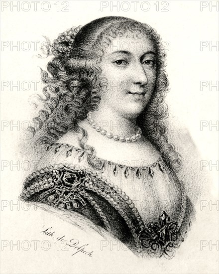 'Mademoiselle de Montpensier', (1627-1693), c1830. Creator: Francois-Seraphin Delpech.