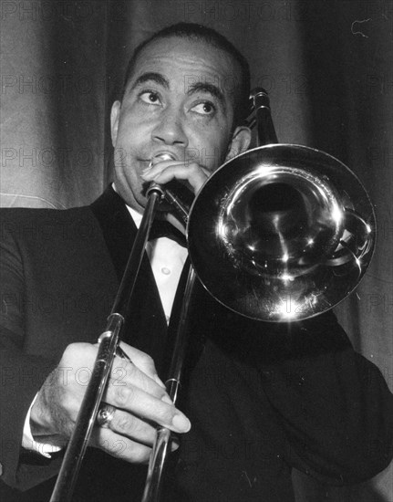 Lawrence Brown, American jazz trombonist, 1962. Creator: Brian Foskett.