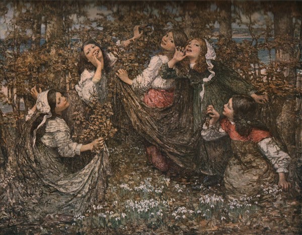 'The Earth's Awakening', 1909, (c1930).  Creator: Edward Atkinson Hornel.