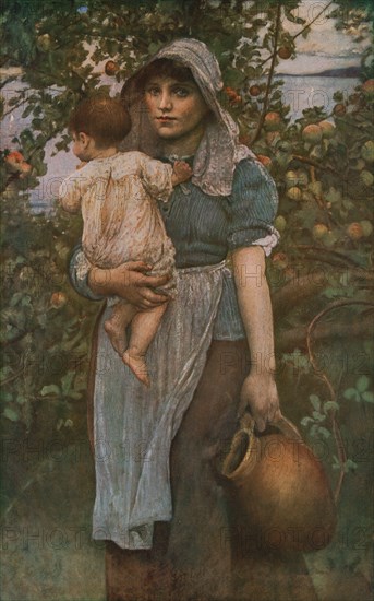 'The Young Mother', c1887, (c1930). Creator: Annie Louisa Swynnerton.