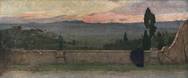 'Val D'Arno: Evening', c1901, (c1930).  Creator: Matthew Ridley Corbet.