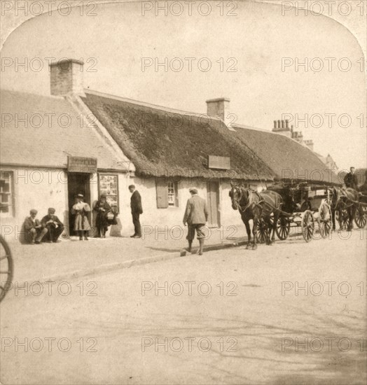 'The Birthplace of Robert Burns, Ayr, Scotland', 1896.  Creator: Works and Sun Sculpture Studios.