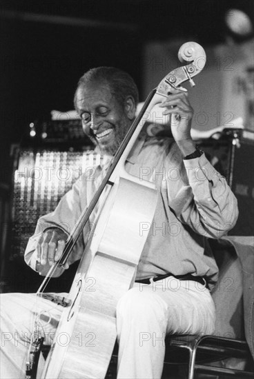 Percy Heath, North Sea Jazz Festival, The Hague, Netherlands, 2000. Creator: Brian Foskett.