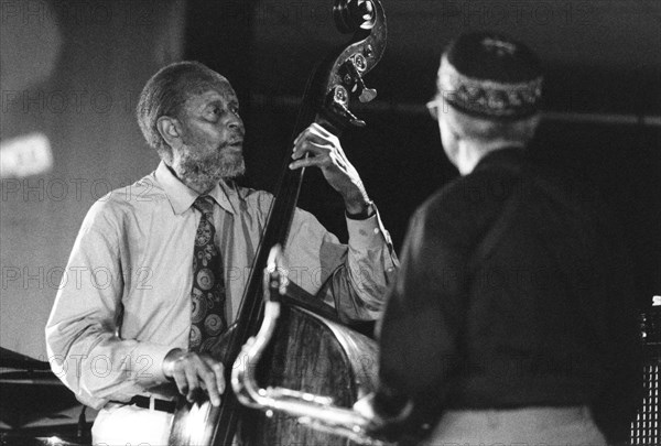 Percy Heath and Jimmy Heath, North Sea Jazz Festival, The Hague, Netherlands, 2000. Creator: Brian Foskett.