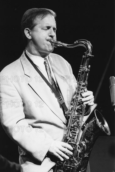 Scott Hamilton, Brecon Jazz Festival, Powys, Wales, 1998. Creator: Brian Foskett.