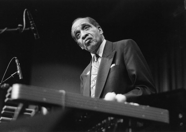 Milt Jackson, Brecon Jazz Festival, Powys, Wales, 1997. Creator: Brian Foskett.