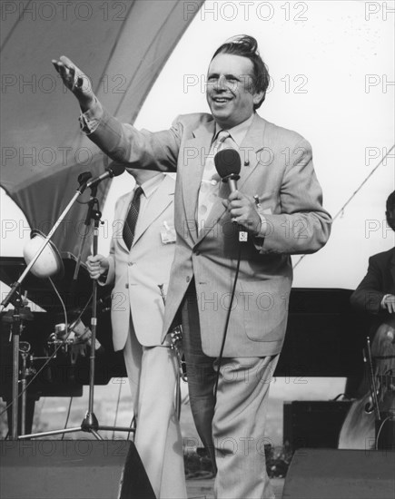 George Melly, Capital Radio Jazz Festival, 1979. Creator: Brian Foskett.