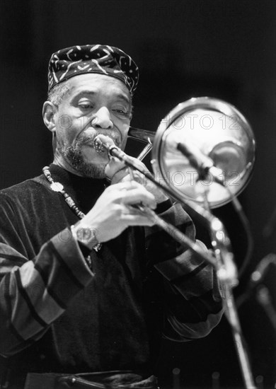 Benny Powell, Randy Weston's African Sounds, Birmingham, 1993. Creator: Brian Foskett.