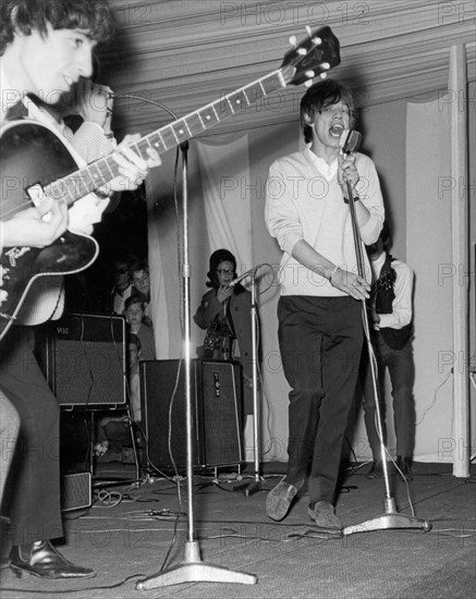 Mick Jagger and the Rolling Stones, 4th National Jazz and Blues Festival, Richmond, London, 1964. Creator: Brian Foskett.