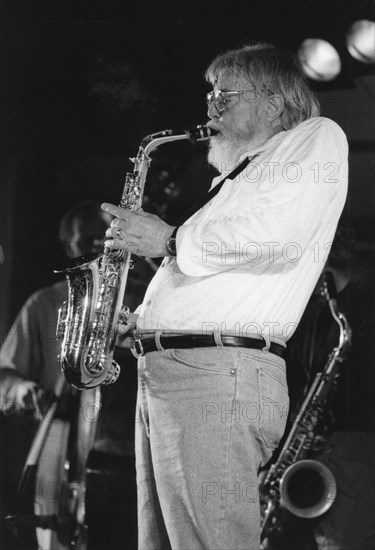 Bud Shank, Peterborough, Cambridgeshire, 1995. Creator: Brian Foskett.