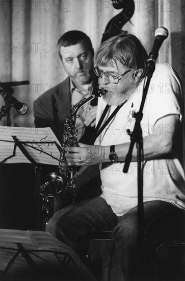 Bud Shank, Peterborough, Cambridgeshire, 1995. Creator: Brian Foskett.