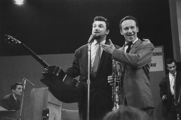 Diz Disley and Alex Welsh, Radio Show, Earl's Court, London, 1960. Creator: Brian Foskett.