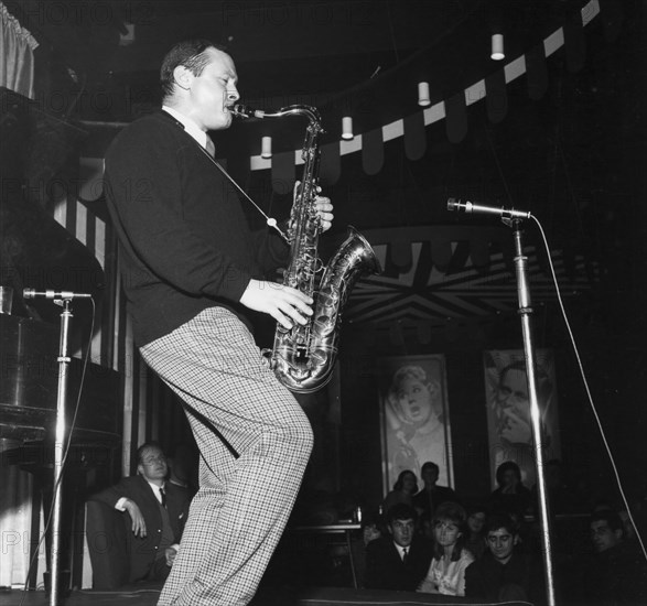 Stan Getz, Marquee Club, London,  c1963. Creator: Brian Foskett.