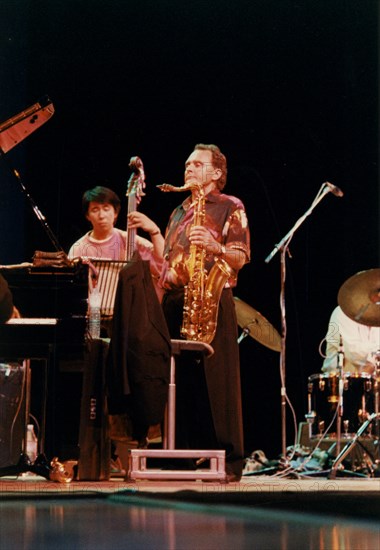 Stan Getz, North Sea Jazz Festival, The Hague, Holland, 1988. Creator: Brian Foskett.