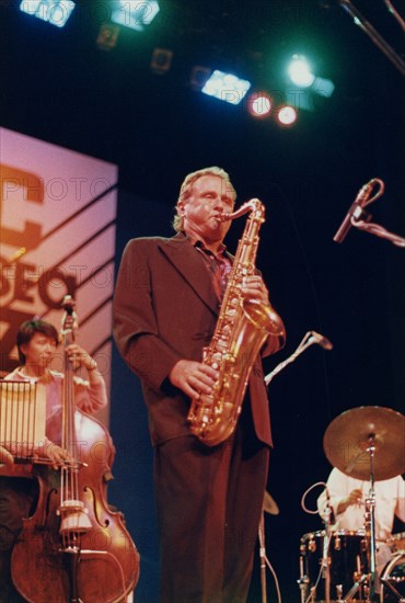 Stan Getz, North Sea Jazz Festival, The Hague, Holland, 1988. Creator: Brian Foskett.