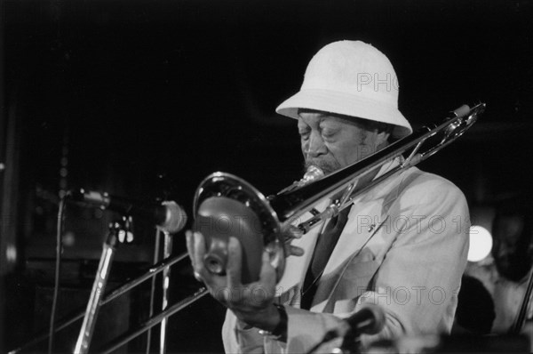 Al Grey, Harlem Stampede, Edinburgh, Scotland, 1986. Creator: Brian Foskett.