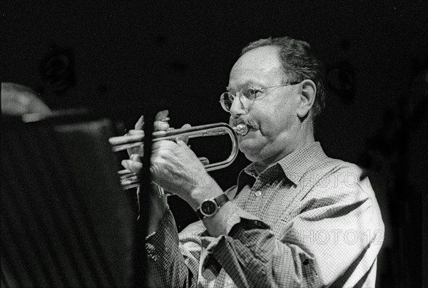 Ian Carr, Nucleus, Ronnie Scott's, Soho, London, July 2000. Creator: Brian O'Connor.