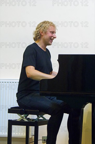 Joe Webb, Adrian Cox Quartet, Loughton Methodist Church, Essex, 28 Sept 2019. Creator: Brian O'Connor.