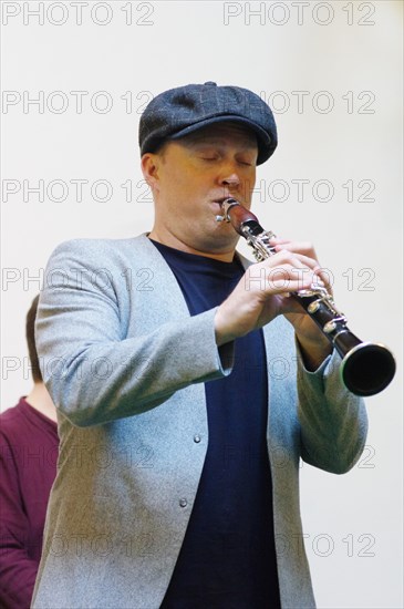 Adrian Cox, Adrian Cox Quartet, Loughton Methodist Church, Essex, 28 Sept 2019. Creator: Brian O'Connor.