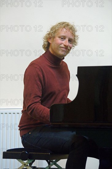 Joe Webb, Adrian Cox Quartet, Loughton Methodist Church, Essex, 28 Sept 2019. Creator: Brian O'Connor.