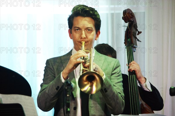Freddie Gavita, Watermill Jazz Club, Dorking, Surrey, 3 Sept 2019. Creator: Brian O'Connor.