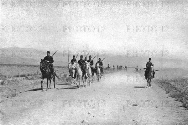 'Cavalry Patrol near Erzinjan', c1906-1913, (1915). Creator: Mark Sykes.