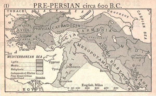 'Pre-Persian, circa 600 B.C.', c1915. Creator: Emery Walker Ltd.