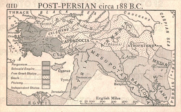 'Post-Persian, circa 188 B.C.', c1915.  Creator: Emery Walker Ltd.