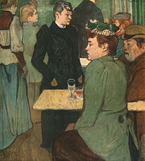 'A Corner of the Moulin de la Galette', 1892, (1952).  Creator: Henri de Toulouse-Lautrec.