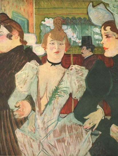 'La Goulue at the Moulin Rouge', 1892, (1952). Creator: Henri de Toulouse-Lautrec.
