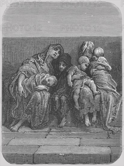 'Resting on the Bridge', 1872. Creator: Gustave Doré.
