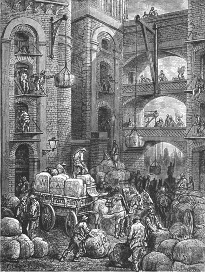 'Pickle Herring Street', 1872.  Creator: Gustave Doré.