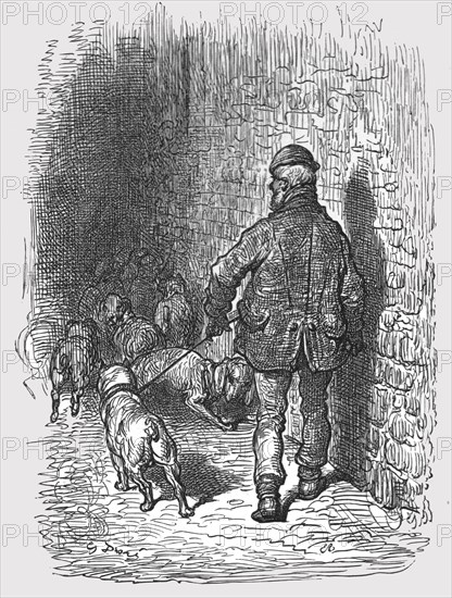 'Bull Dogs', 1872.  Creator: Gustave Doré.