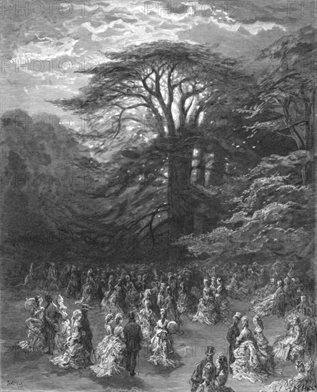 'A Chiswick Fete', 1872.  Creator: Gustave Doré.