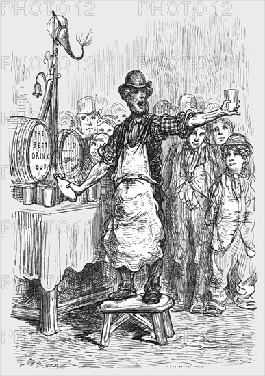 'The Ginger Beer Man', 1872.  Creator: Gustave Doré.