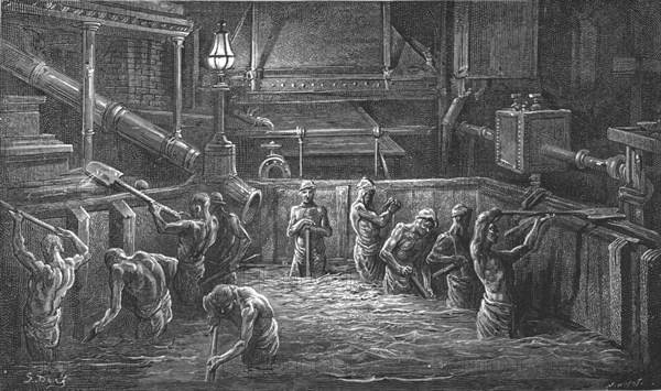 'Mixing the Malt', 1872.  Creator: Gustave Doré.