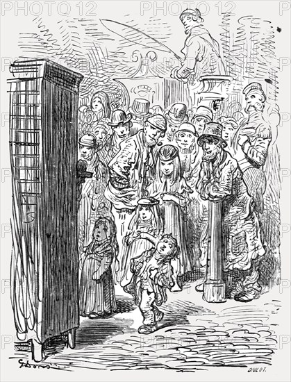 'Punch and Judy', 1872.  Creator: Gustave Doré.