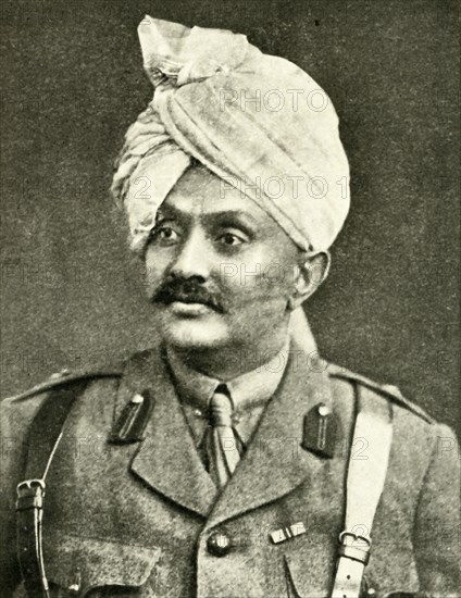 'The Jam Sahib of Nawanagar (Prince Rantjitsinhji)...', First World War, January 1915, (c1920). Creator: Vandyk.