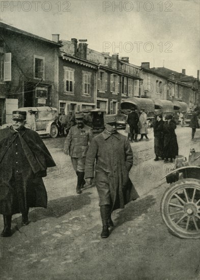 General Joffre and General Pétain, Verdun, northern France, First World War, 1916, (c1920). Creator: Unknown.