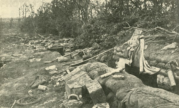 Trenches, First World War, June 1916, (c1920). Creator: Unknown.