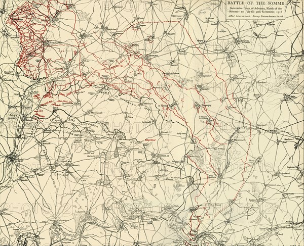 'Battle of the Somme', First World War, 1916, (c1920).  Creator: Unknown.