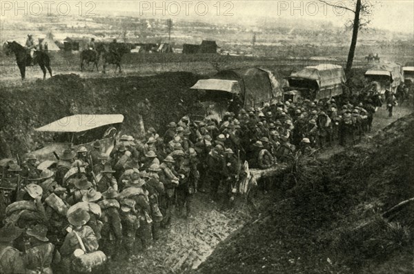 ANZAC soldiers on the Western Front in northern France, First World War, 1916, (c1920). Creator: Unknown.