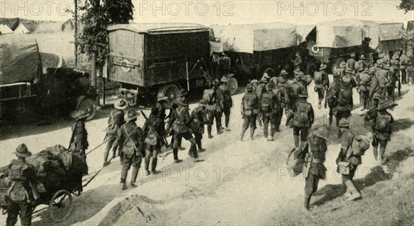 ANZAC troops on the Western Front, First World War, c1916, (c1920). Creator: Unknown.