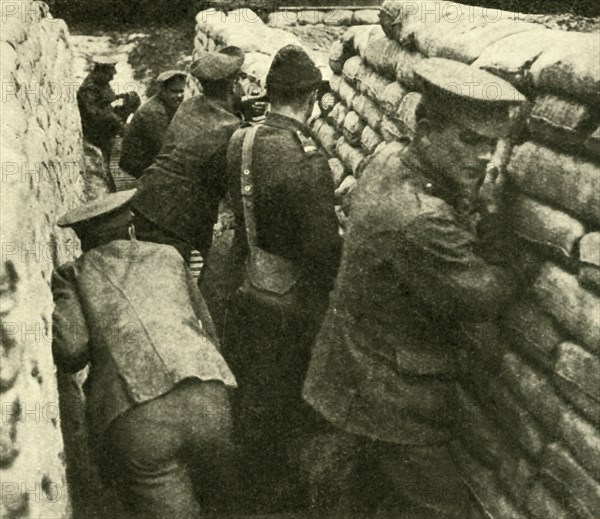 Canadian soldiers on the Western Front, First World War, c1916, (c1920).  Creator: Unknown.