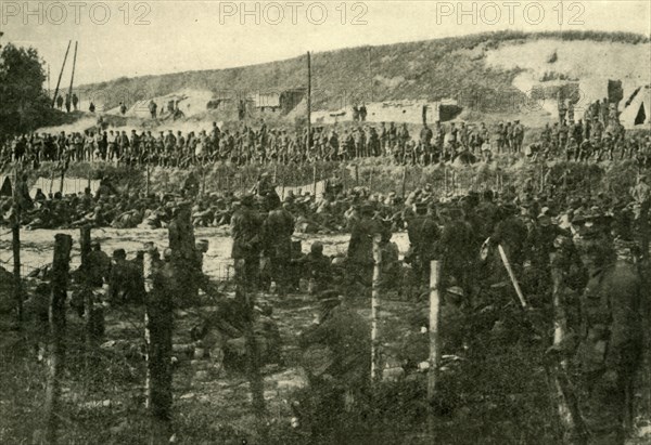 German prisoners of war, northern France, First World War, c1916, (c1920). Creator: Unknown.