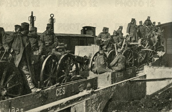 Serbian troops in Greece, First World War, c1916, (c1920). Creator: Unknown.