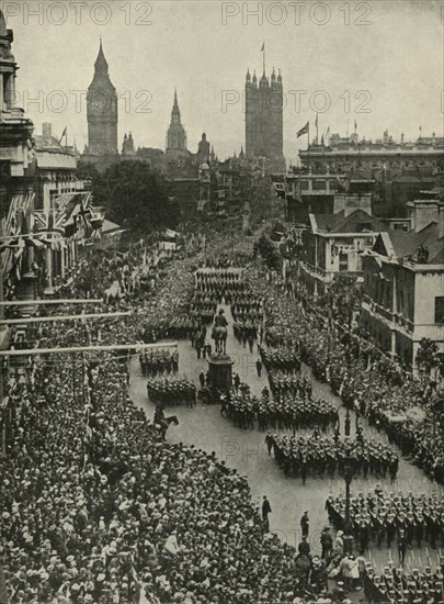 Victory Day Procession, London, 19 July 1919, (c1920). Creator: Unknown.