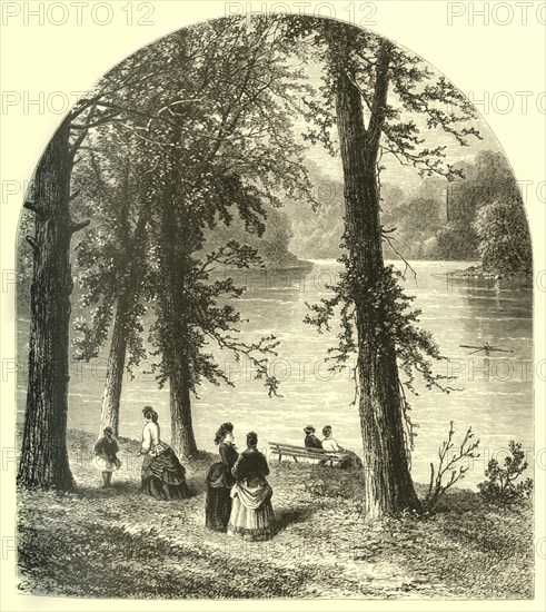 'The Schuylkill - View from Landsdowne', 1874. Creator: James H. Richardson.